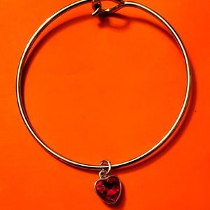 Heart charm bracelet